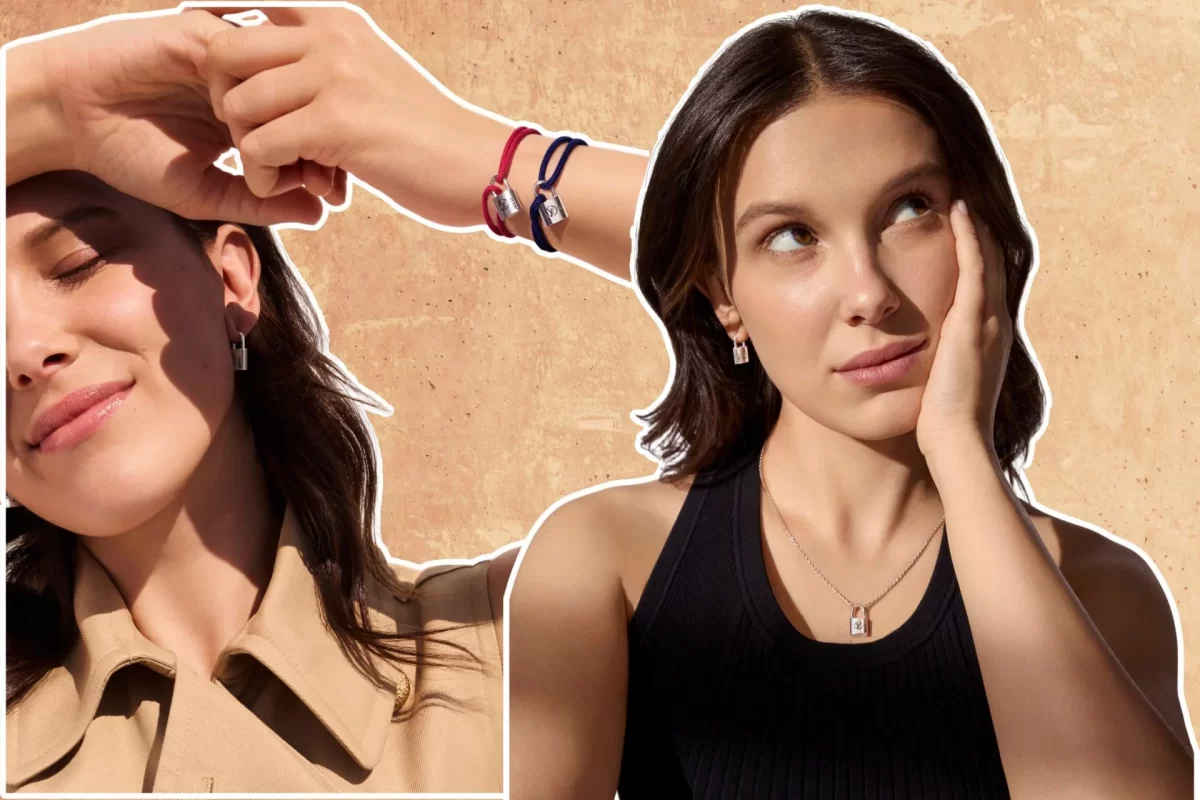 6 Louis Vuitton teams up with Millie Bobby Brown for its Silver Lockit collection